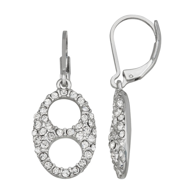 Simply Vera Vera Wang Silver toned Earrings - Picture 2 of 2